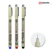 [씨엠몰-JS] 사쿠라 피그마 마이크론 04 (0.4mm) 캘리 일러스트 만화그리기, 1개, 검정