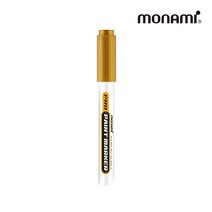 모나미 프로 페인트마카 12색 2.0mm, 프로페인트마카_1자루_골드