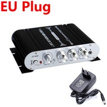 Lepy-838 HiFi 2.1 채널 오디오 스테레오 베이스 사운드 RMS 20Wx2 + 40W 클래스 D 미니 미디어 플레이어 MP3 블랙, 2.ST-838 EU Plug