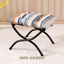 발받침대 발판 책상 접이식 휴대용 발 소형 바 패브릭 가정용 살롱 가구, 12.Cotton and linen