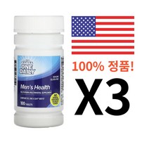21센츄리(미국) 원 데일리 남성 건강 종합비타민 미네랄100정, 100정, 3개