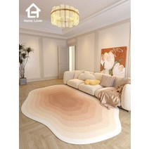 나혼산 카페트 매트 카펫 러그 거실 크림 바람 담요 불규칙한 모양의 침실 홈 소파 커피 테이블