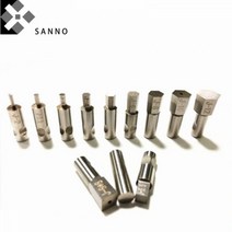 육각 로터리 브로칭 펀치 헤드 2mm -12mm cnc 브로치 펀칭 롤링 버니시 도구 torx, 사용자 정의 -2pcs, 8mm 생크용