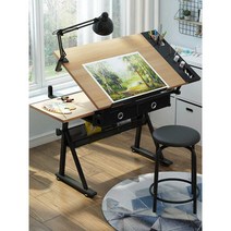 드로잉책상 미술 그림 거치대 아티스트 이젤 테이블, B