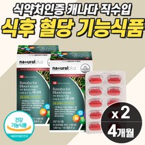 혈당 조절 바나바잎추출물식약청 코로솔산 아침 공복 식전 식후 낮추기 정상 고혈당 저혈당 캐나다산 혈당 상승 억제제 도움 좋은 음식 바나나잎 당질 컷팅제 저감제 영양제 약4개월분