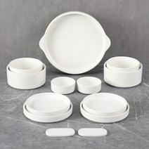 블룸엣홈 코튼 2인 식기홈세트 13P (색상선택), 03.네이비