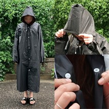 빅사이즈사랑해요 2504L201 우비엔후드레인코트 JY