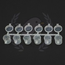 미니 6구 물감 소분통 10ML 플라스틱공병 소분용기 PE공병