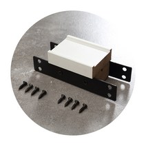 [셀프공간분리] 파로마 리오 가벽 추가구성 상하 연결브라켓 / 가벽 / 가벽부속품, 화이트