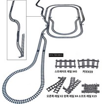 기차 호환 세트 동굴 다리 열차 대기실 시리즈 신호등 기찻길, 1