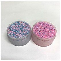 펀스토리 슬라임토핑 슬라임재료 반짝이 보석 폴리머 20g, 파스텔