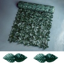 테라스 가리개 가림막 가림 천 가벽 펜스 휀스 사생활보호 프라이버시 울타리 옥상 20x40in 시뮬레이션 아이비 개인 정보 보호 화면 벽 잎 잔디 매트 녹지 패널 포도 잎 정원