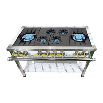 오즈테크 업소용 가스렌지 1200 양타 간택기 친환경 세라믹 버너 LPG LNG 화구, 03-2 LPG, 01-3 2세대 세라믹화구, 02-3 하이그로시+1열삼발이