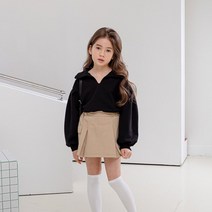 (봄23)도레도레 건빵주름치마바지 [베이지 블랙 청] 5호-19호
