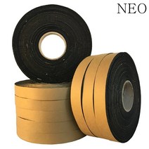 닥트 이음 씰링재 난연 흑색 NEO 바킹 점착 테이프 - 5T-30mm-8m, 30mm 1롤