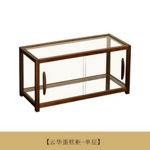 쇼케이스 까페 쿠키 디저트 진열대 유리 진열장, 단일 레이어(1단)