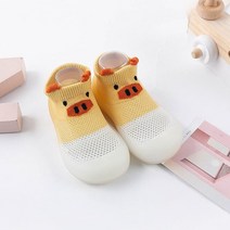 신생아 아기 신발 첫걸음 첫돌 보행기화 베이비 걸음마 남아 여아 유아 바닥 양말 동물 핸드메이드 밑창 첫 워커 침대 0-24M