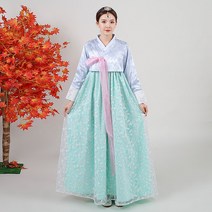 한복 금박 피로연 드레스 빅사이즈 빈티지 전통한복 화이트 클래식 예쁜 하객