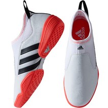 아디다스 콘테스탄트 태권도화 줄넘기화 화이트 오렌지 태권도 신발 실내운동화