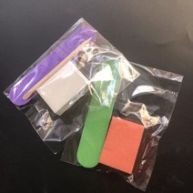 저렴한 20 pcs 미니 매니큐어 세트 페디큐어 키트 일회용 네일 호텔 도구 도매 버퍼 블록 큐티 우드 스틱, 한개옵션0