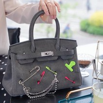 데님 캔버스 가방 스푸핑 백금 세척 여성 봄 여름 틈새 디자인 감각 핸드백 캔