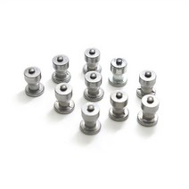 자동차 타이어 나사 미끄럼 방지 못 8x10mm 내구성 있는 차량 오프로드 휠 스노우 체인 스파이크 스터