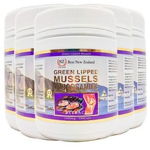 베스트뉴질랜드 뉴질랜드 초록잎홍합 그린탑 그린리피드머슬스 글루코사민 500캡슐 5통