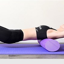 [MantaX] 뭉친근육 풀어주는 육각돌기 EVA 폼롤러, 90cm 퍼플