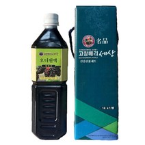 내고향푸드 국내산 고창 토종 오디 순 원액 1L 오디100% 무첨가, 2병, 선물포장
