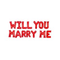 PW 메세지은박풍선세트 청혼WILLYOUMARRYME, 없음
