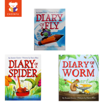 Diary of a Fly / Diary of a worm / Diary of a Spider By Doreen Cronin 영어 원본 어린이 이야기 그림책, 3 books