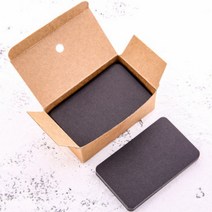 고급 예쁜 컬러 무지 단색 솔리드 크래프트 사각 종이 미니 메시지 메모 단어 카드 다이어리 꾸미기 명함지 검정색 블랙 100, 블루