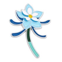 만화 꽃 유약 백합 대나무 촬영 쌀 귀 장미 에나멜 브로치 게임 주변 식물 합금 핀 배지 보석 뺏지
