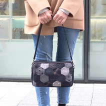 바이핸즈 퀼트패키지 가방 - 개인의 취향 사각숄더백, 1개