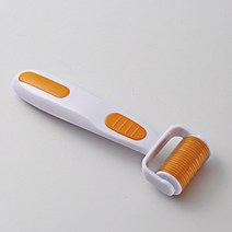 얼굴경락기구 턱선리프팅 페이스롤러 얼굴리프팅 1200 니들 페이스 롤러 티타늄 0.25mm 길이 스킨 케어, 02 yellow