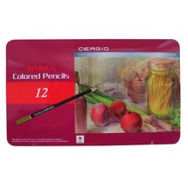 8000세르지오유성색연필 12색