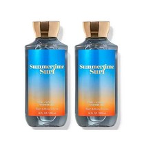 배쓰앤바디웍스 Bath & Body Works Summertime Surf 샤워 젤 선물 세트 283.5g10온스 2팩 서머타임 서핑 0.6kg1.3파운드