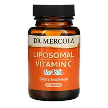 Dr. Mercola 닥터머콜라 리포조말 리포좀 어린이 비타민C 125mg 30캡슐 리포솜 리포소말 키즈 초등학생, 30정, 1개