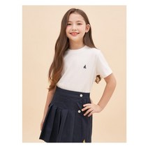 빈폴키즈 에센셜 수피마 라운드 티셔츠 화이트