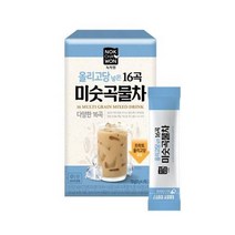 녹차원 올리고당 넣은 16곡 미숫곡물차 6스틱 명절 부모님 선물 탕비실 회사 체중조절 손님접대, 4개