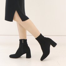 로딘스타 여성 발편한 삭스 스판 앵클 부츠 7cm 힐링