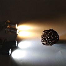 붙이는 부착형 미니 led 스포트라이트 핀조명 레고 피규어 어항 양주 진열장 장식장 조명, 노란색, 실버[1 for two] + 양면 테이프