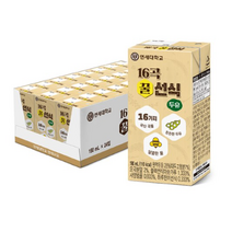 연세우유 16곡 꿀선식 두유, 190ml x 24개, 1개