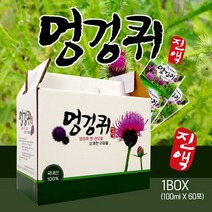 싱싱네이처 국내산 엉겅퀴즙 엑기스 건강즙 60포, 100ml, 3박스