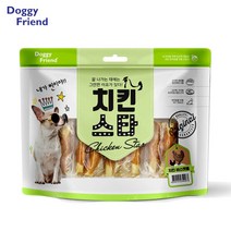 닭고기에 다양한 재료를 곁들여 만든 강아지 육포 간식 / 치킨스타 8종 중 / 소형견 중형견 노령견에게 추천, 비스켓롤 300g