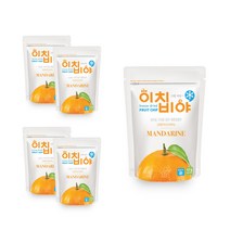 이치비야 동결건조 과일칩 감귤(17g) 5개입, 1세트, 동결건조 과일칩 감귤 4+1