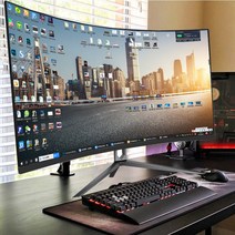 32인치 커브드 게이밍 모니터 75HZ 144HZ 165HZ, 21.32인치 커브드 75HZ 블랙