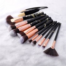 메이크업 브러쉬 다기능 메이크업 브러쉬 컨실러 아이섀도우 파운데이션 2021 메이크업 브러쉬 세트 도구 pincel maquiagem, 섹터 10pcs 블랙, 협동사