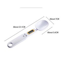 이유식저울 계량 커피 저울 전자 주방 규모 500g 0.1g LCD 디스플레이 디지털 무게 측정 숟가락 스푼 미니, black, Other