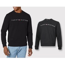 타미힐피거 레터링 기모 맨투맨